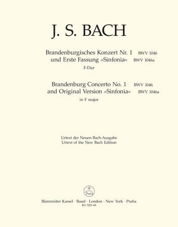 BRANDENBURG CONCERTO No.1 - Cello/Bass