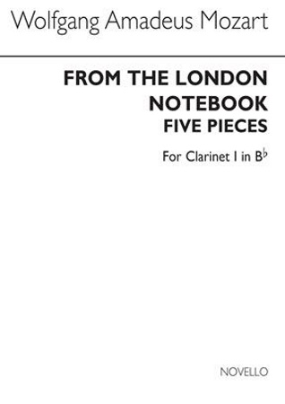 FROM THE LONDON NOTEBOOK clarinet 1