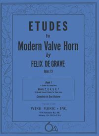 ETUDES for Modern Valve Horn Op.13