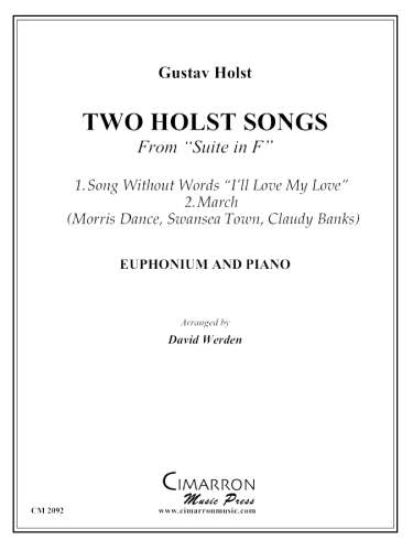 TWO HOLST SONGS (treble/bass clef)