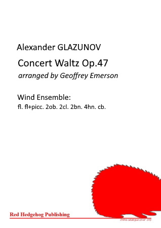 CONCERT WALTZ Op.47 (score & parts)