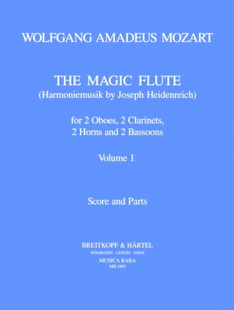 THE MAGIC FLUTE Harmoniemusik Volume 1 (score & parts)
