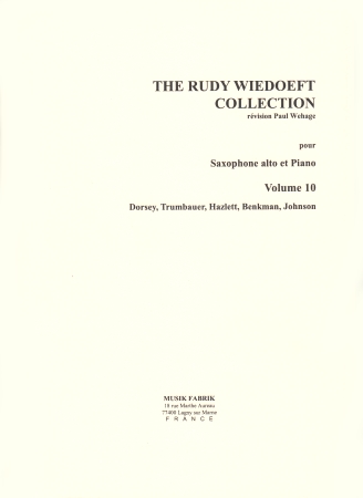 THE RUDY WIEDOEFT COLLECTION Volume 10