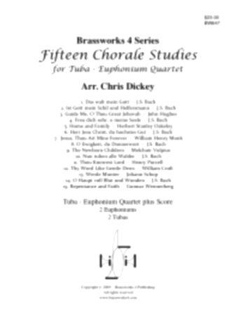15 CHORALE STUDIES score & parts