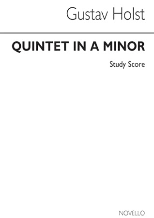 QUINTET in A minor (study score)