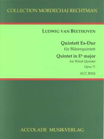 QUINTET in Eb major Op.71 (score & parts)