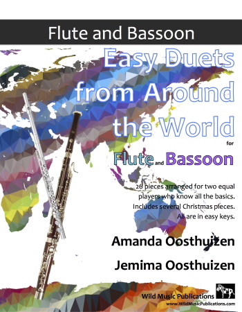 EASY DUETS FROM AROUND THE WORLD for Flute & Bassoon