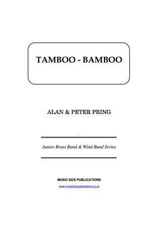 TAMBOO BAMBOO (score & parts)
