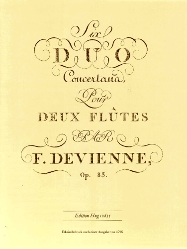 6 DUOS CONCERTANT Op.83
