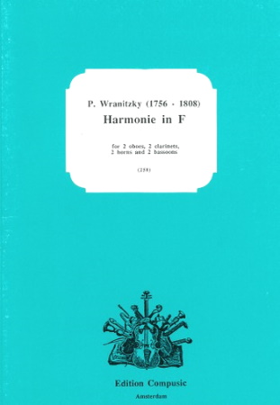 HARMONIE in F (score & parts)