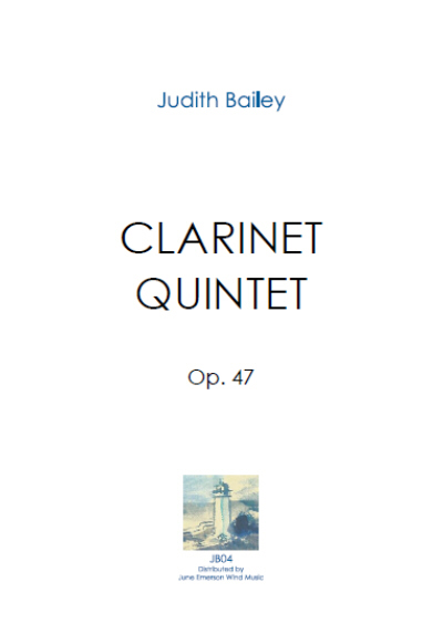 CLARINET QUINTET Op.47 score & parts