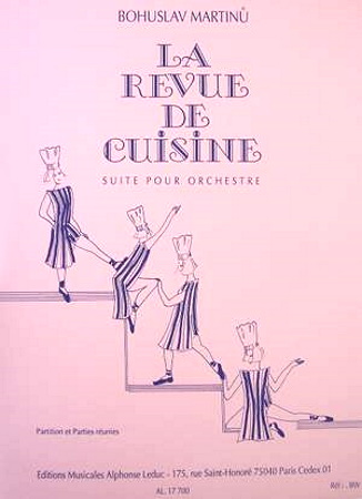 LA REVUE DE CUISINE Suite (score & parts)