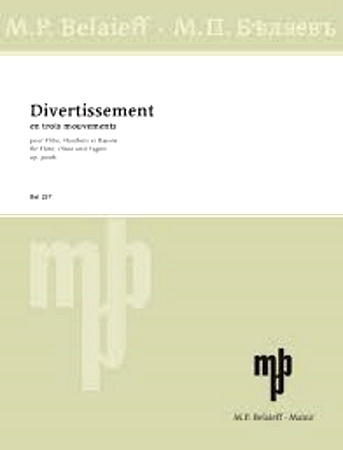 DIVERTISSEMENT Op. Posth. (score & parts)