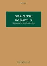 FIVE BAGATELLES Op.23 (study score)