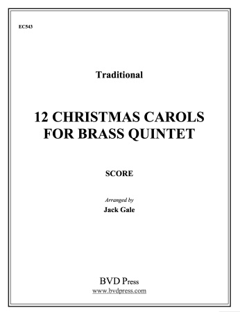 TWELVE CHRISTMAS CAROLS Score