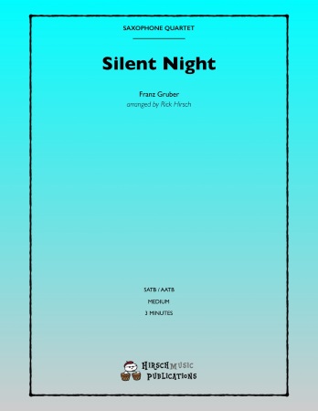 SILENT NIGHT (score & parts)