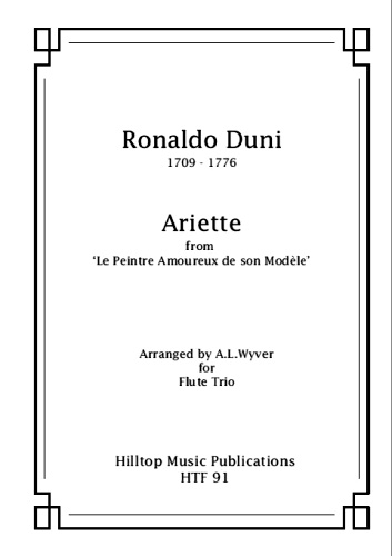 ARIETTE (score & parts)