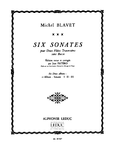 SIX SONATAS Volume 1