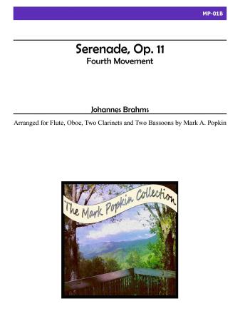 SERENADE Op.11 Fourth Movement (score & parts)