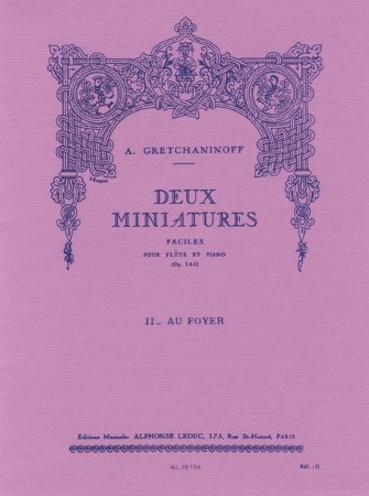 DEUX MINIATURES Op.145 - No.2 Au Foyer