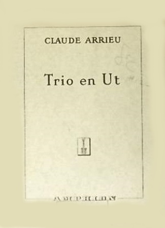 TRIO EN UT (miniature score)