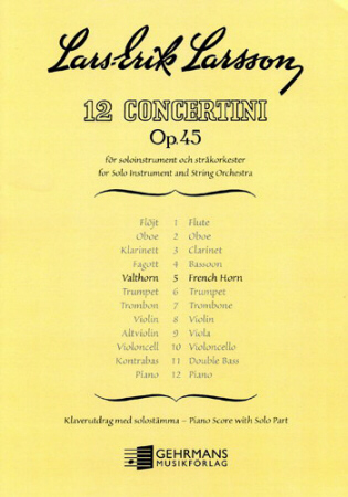 CONCERTINO Op.45 No.5