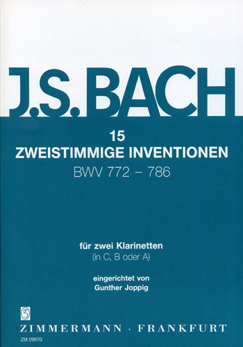 15 TWO-PART INVENTIONS BWV772-786