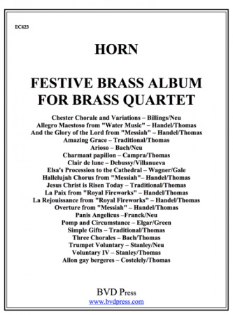FESTIVE BRASS ALBUM Trumpet 1