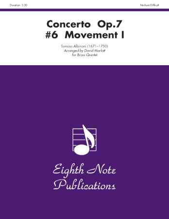 CONCERTO Op.7 No.6 - 1st Movement
