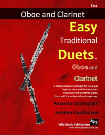 EASY TRADITIONAL DUETS for Oboe & Clarinet