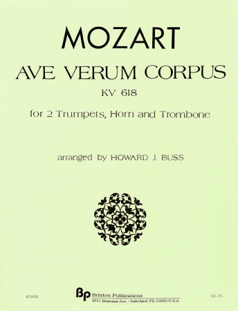 AVE VERUM CORPUS (score & parts)