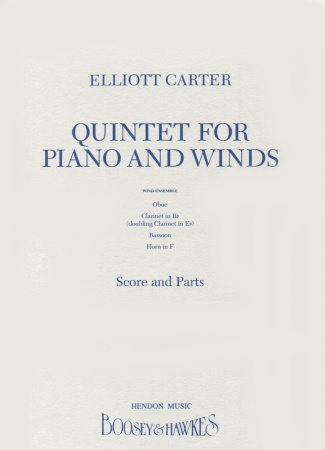 QUINTET for Piano and Winds (score & parts)