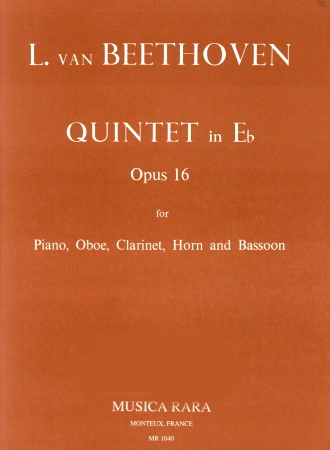 QUINTET in Eb major Op.16 (score & parts)