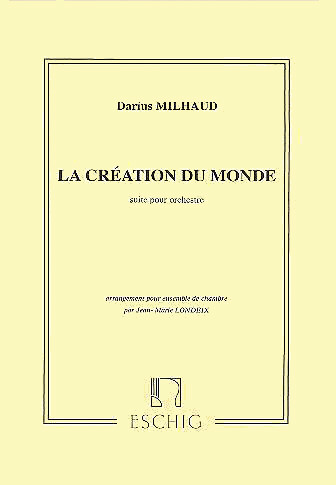 LA CREATION DU MONDE Op.81b: Suite (score)