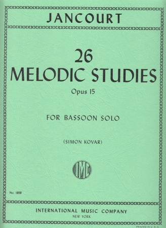 26 MELODIC STUDIES Op.15