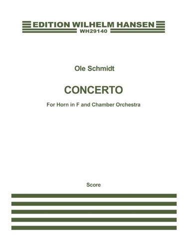 CONCERTO for Horn & Chamber Orchestra (score)