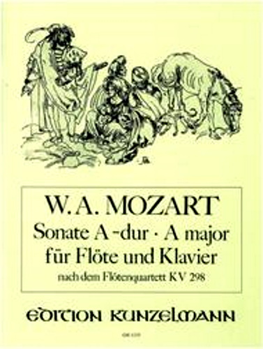 SONATA in A KV298 from flute quartet