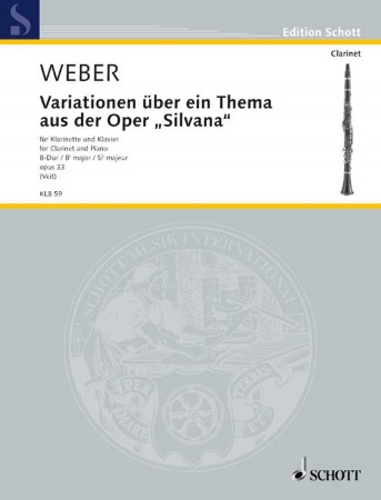 VARIATIONS on a Theme from the Opera 'Silvana' Op.33