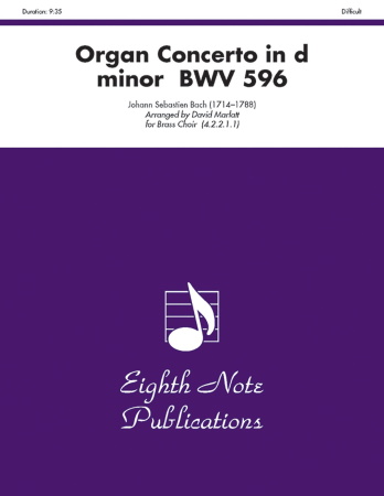 ORGAN CONCERTO in D minor BWV 596