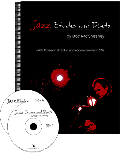 JAZZ ETUDES AND DUETS + 2CDs (bass clef)