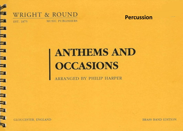 ANTHEMS AND OCCASIONS percussion