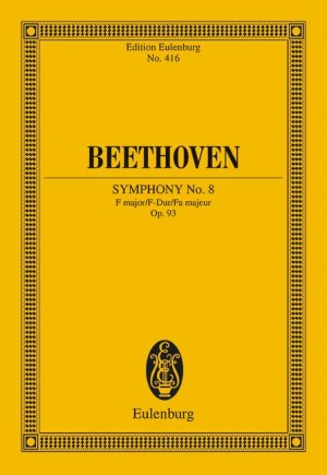SYMPHONY No.8 in F major, Op.93 (study score)
