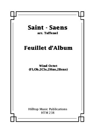 FEUILLET D'ALBUM (score & parts)