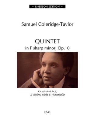 QUINTET in F sharp minor Op.10 (score)