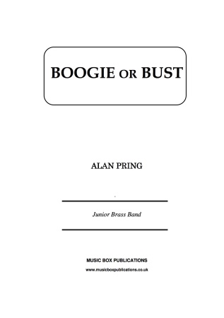 BOOGIE OR BUST (score & parts)
