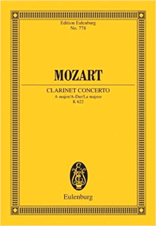 CONCERTO in A major K622 (miniature score)