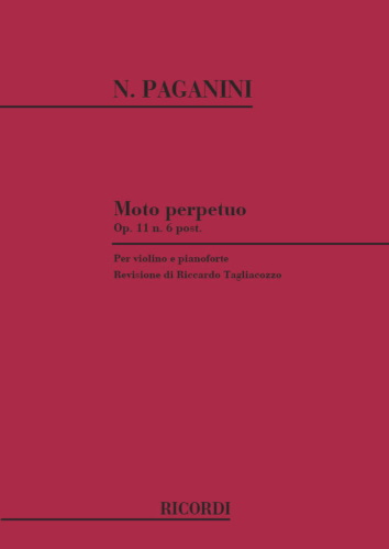 MOTO PERPETUO Op.11 No.6 (violin)