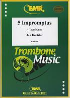 CINQ IMPROMPTUS Op.55 (score & parts)