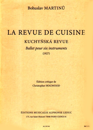 LA REVUE DE CUISINE Complete Ballet (score & parts)