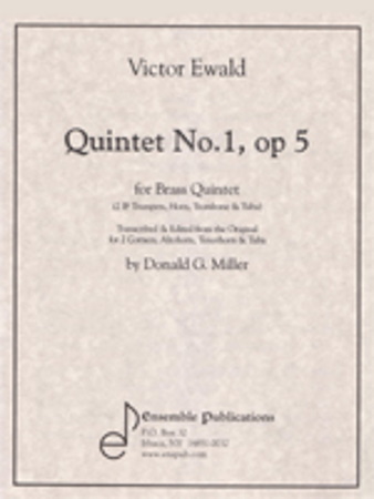 QUINTET No.1 Op.5 (score & parts)